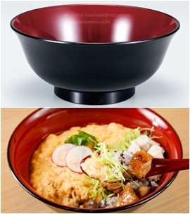 일본 전통 스타일의 면기(라면/우동/덮밥/비빔밥그릇)